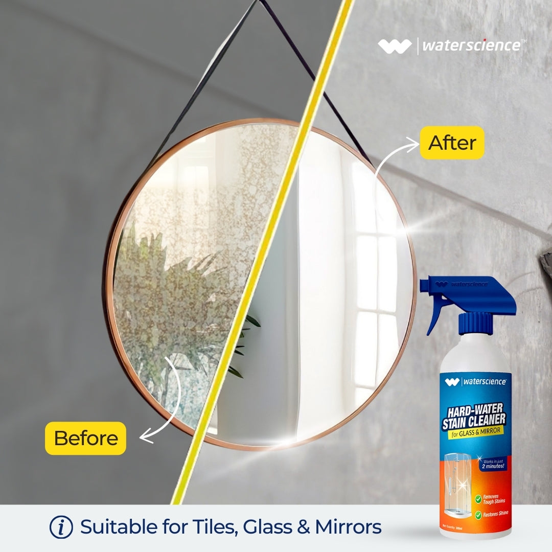 Main Line Hard Water Filter + Stain Remover Sprays Combo