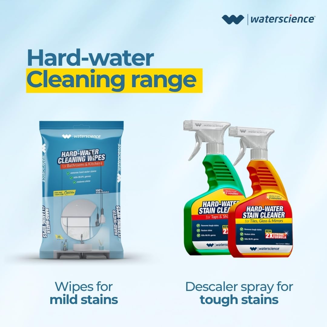 Hard Water Wipes - Pack of 2
