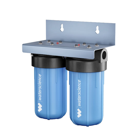 MainLine Filter | 1 Bath + Kitchen| 10 inch | 2 stage | For high sediment + hardness