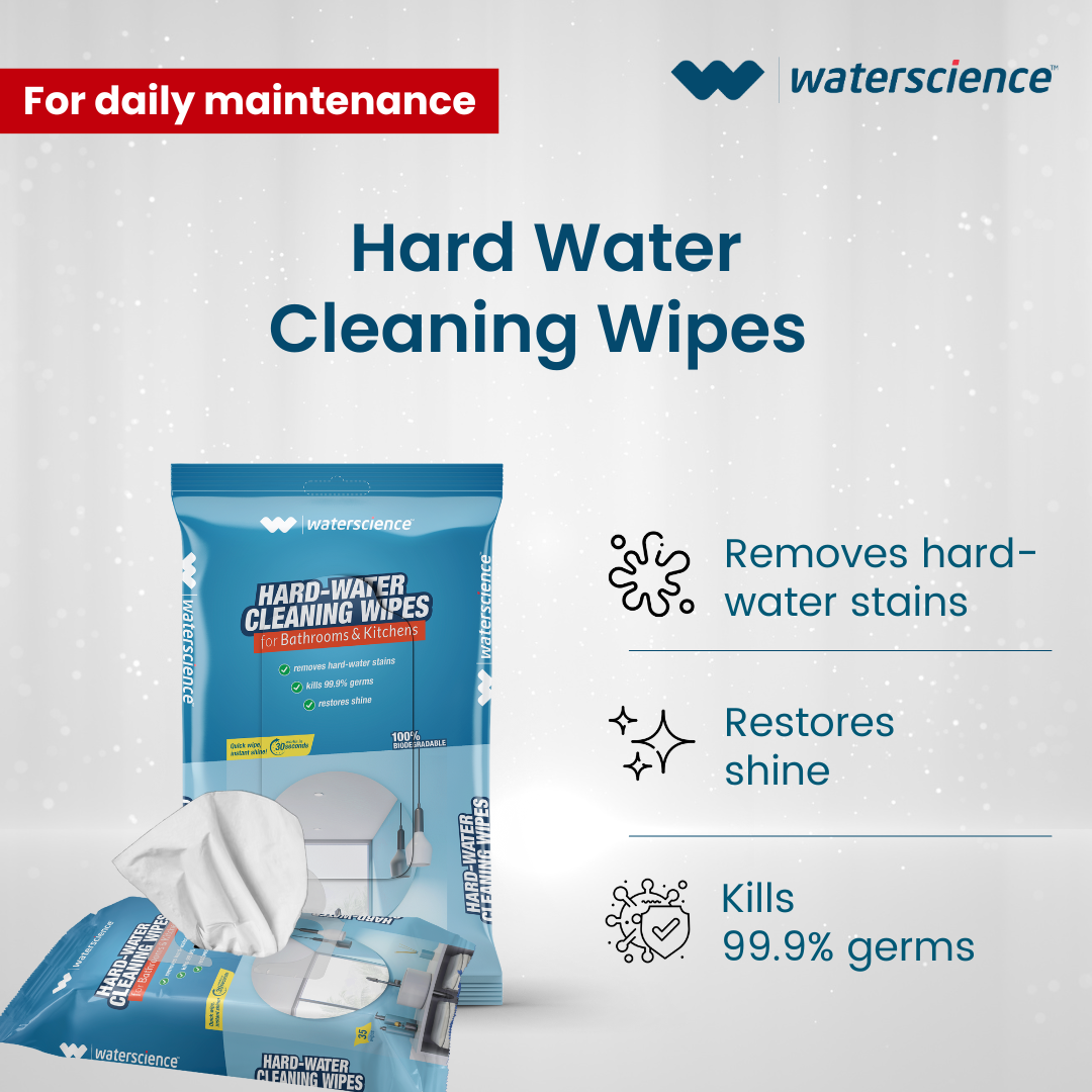 Hard Water Wipes For Bathroom And Kitchen