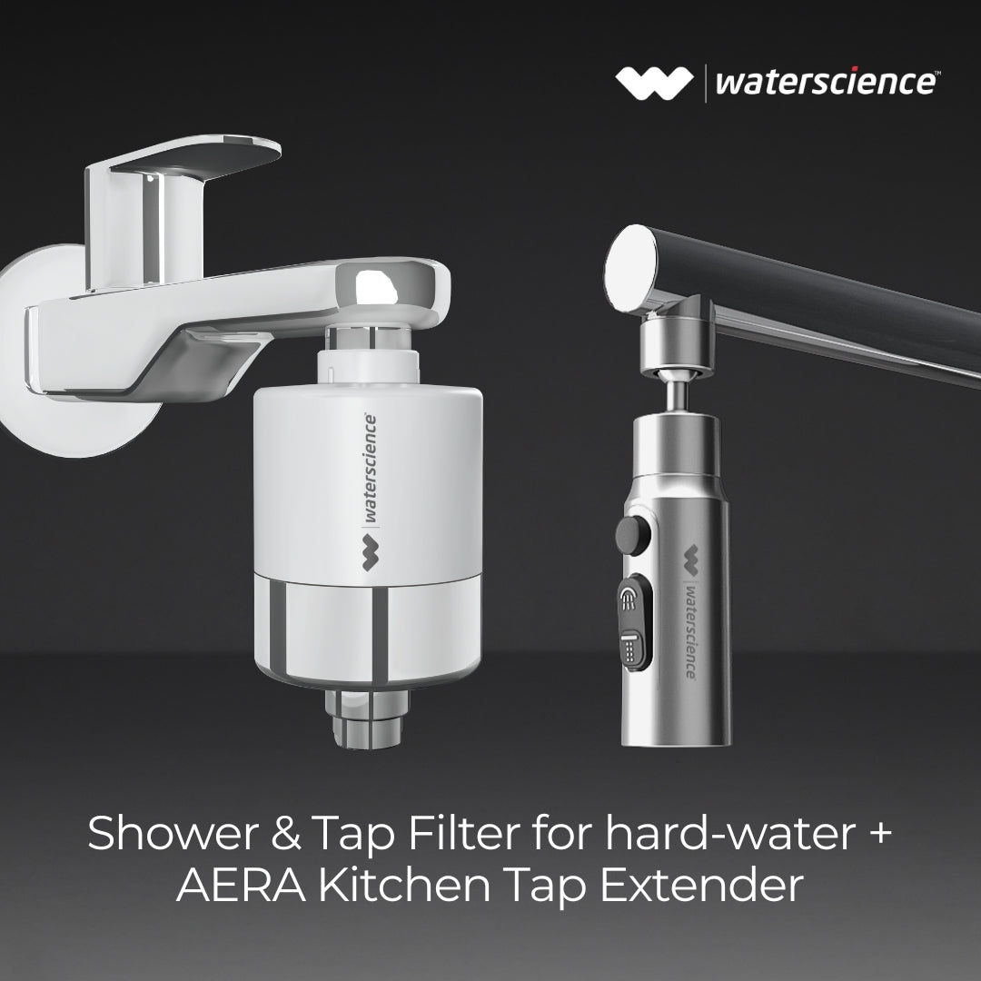 CLEO Tap Filter for Hard Water + AERA Water Saving Nozzle for Taps