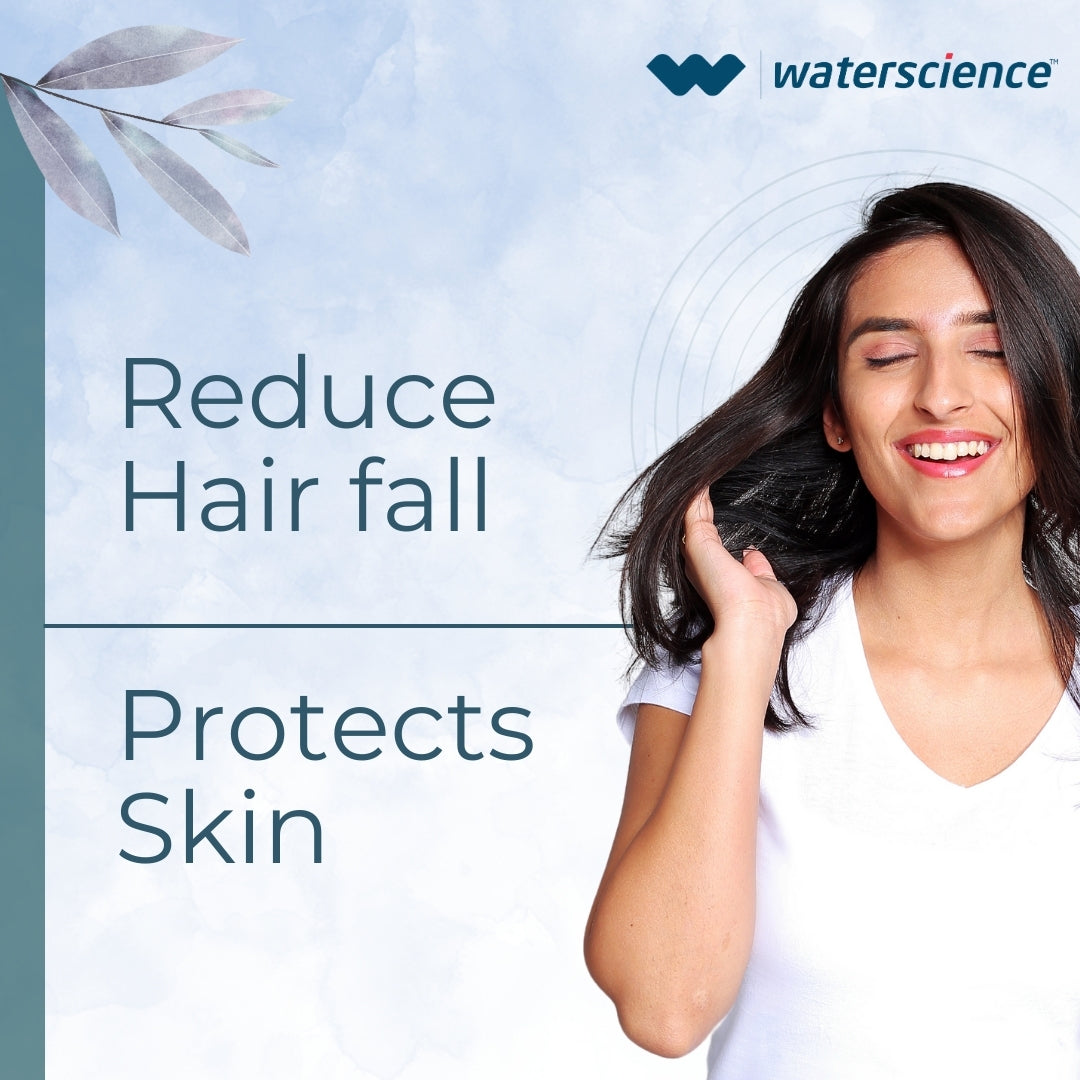 CLEO Shower Filter for Hard Water | Borewell/Tanker Water Cartridge + AERA Flexi Kitchen Tap Extender