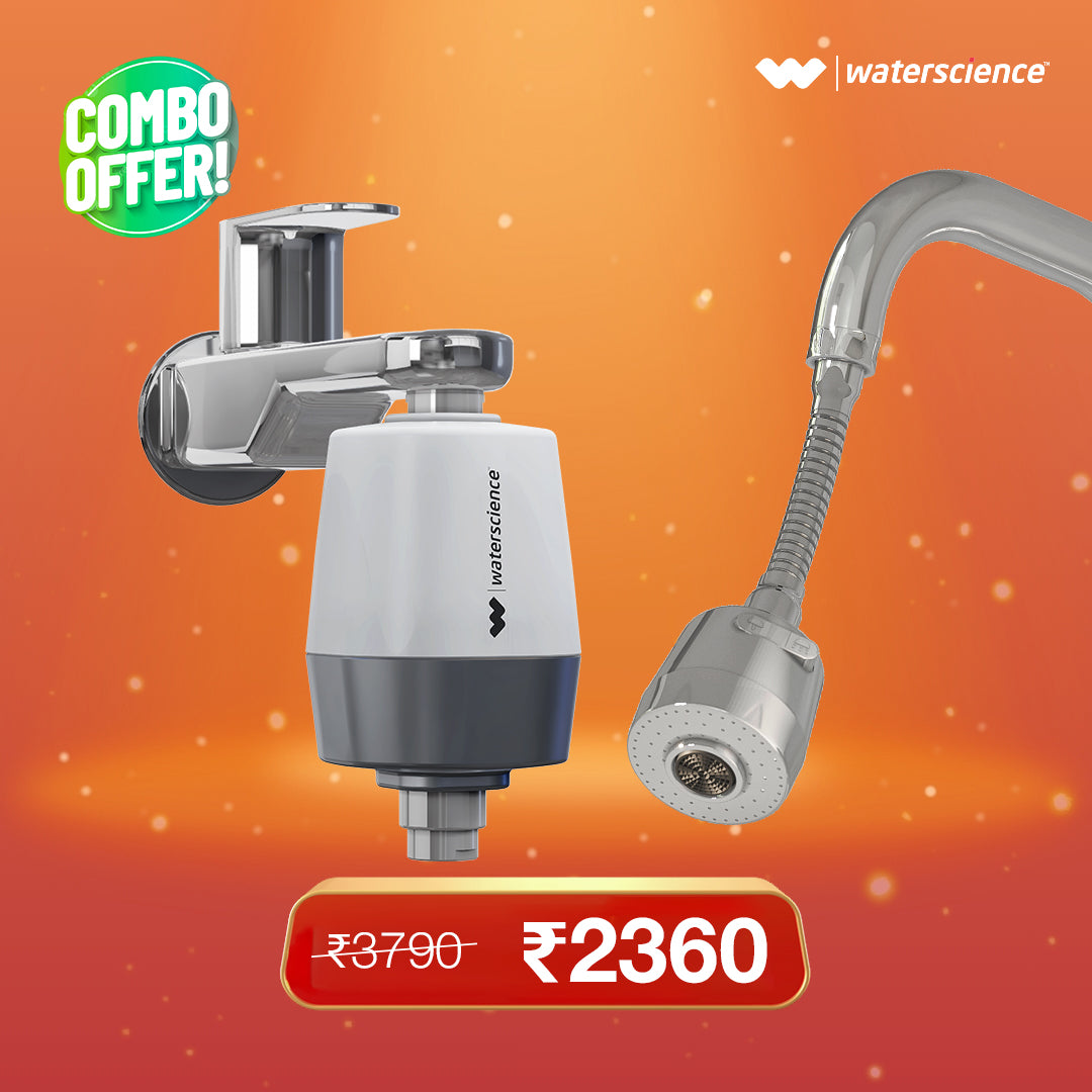 CLEO Shower & Tap Filter+ Tap Extender Combo