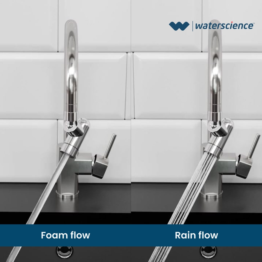 CLEO Tap Filter for Hard Water + KTF Kitchen Tap Extender with Sediment and Dust Filter