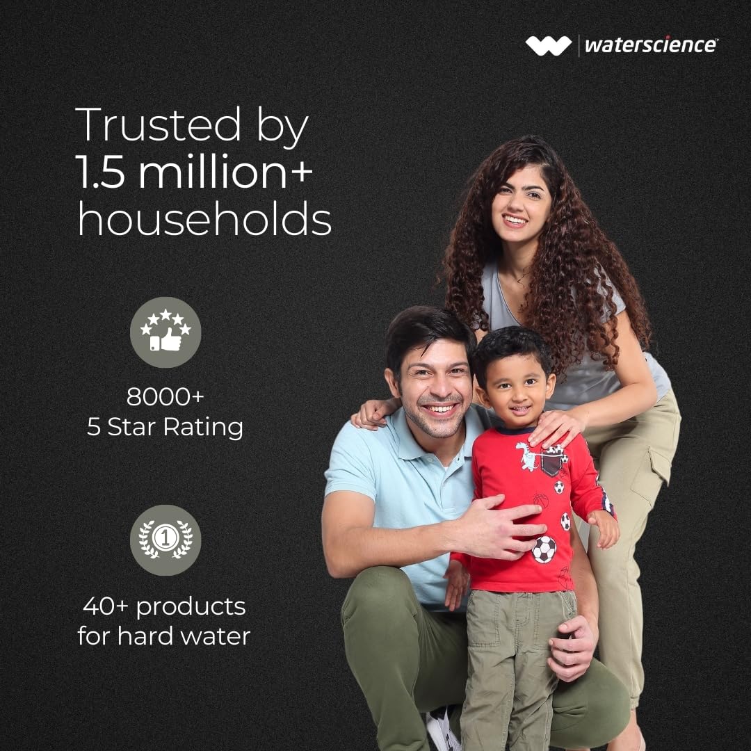 WaterScience CLEO Multi Flow Shower Filter for Hard Water