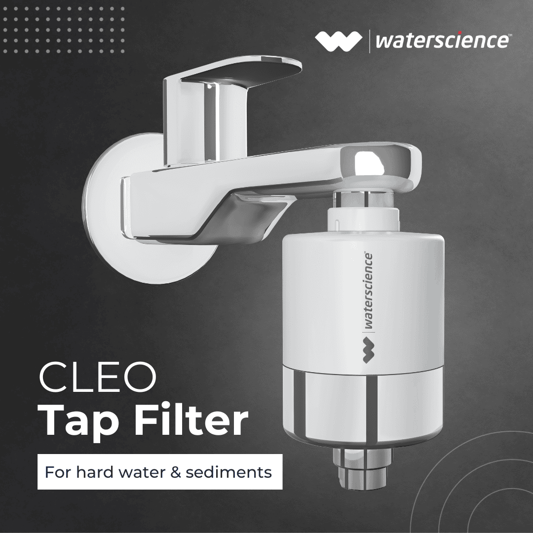 CLEO Shower & Tap Filter + Hard Water Wipes for Bathroom and Kitchen : COMBO OFFER