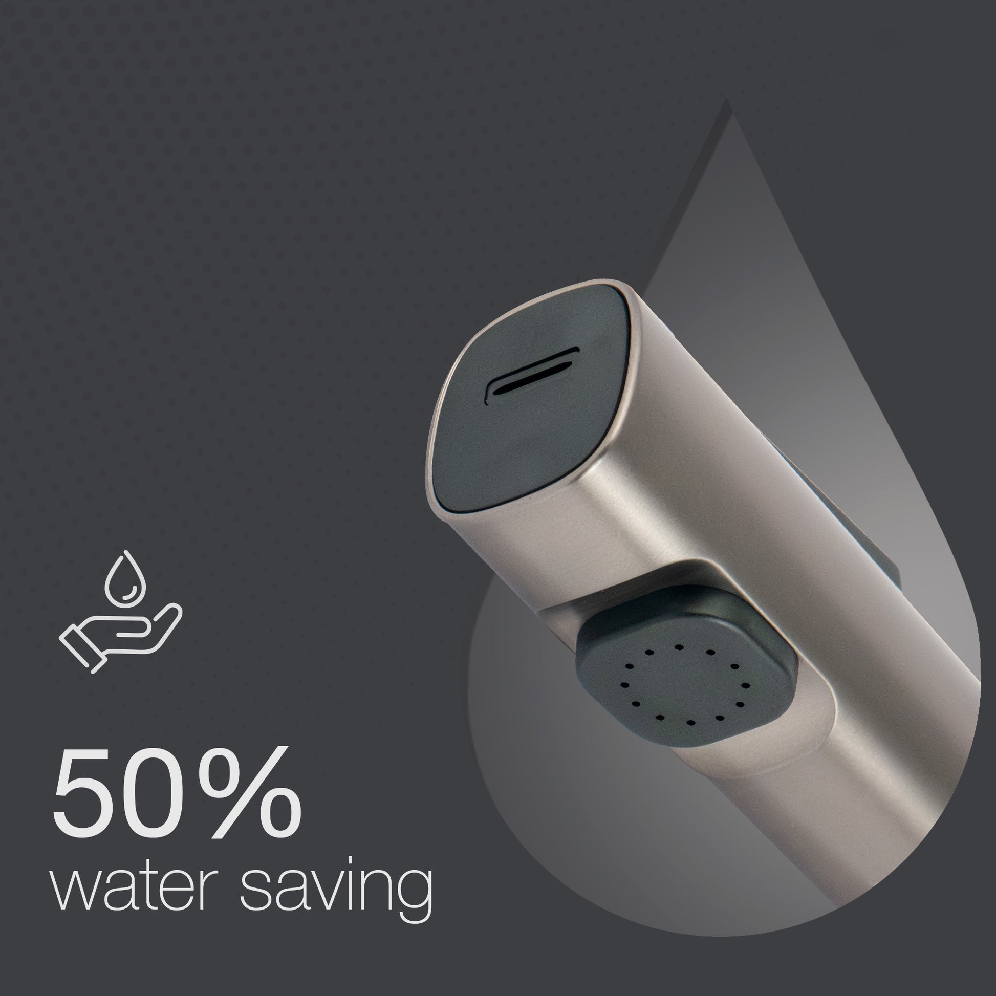 Without Hose - Gun Metal