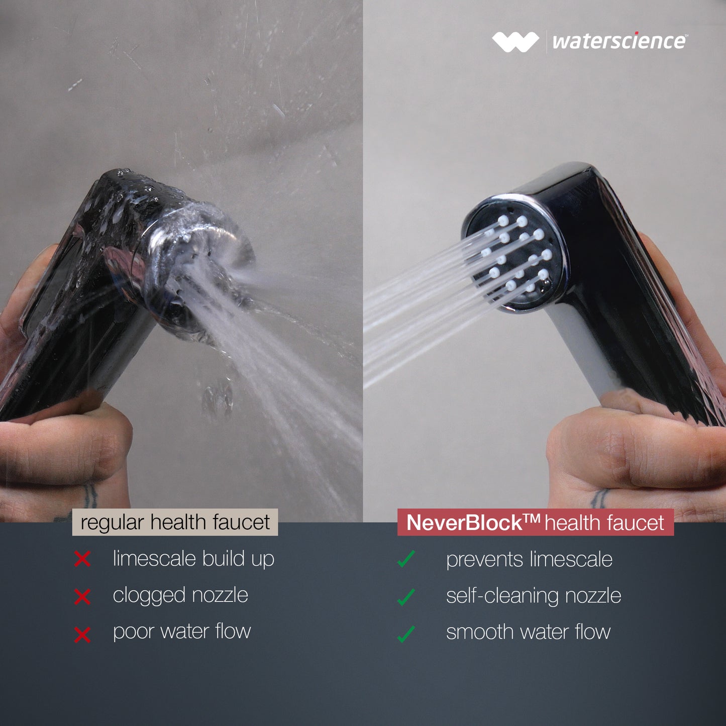 India's 1ˢᵗ Self-cleaning Health Faucet - With NeverBlock™ Technology - PURO HFS 625