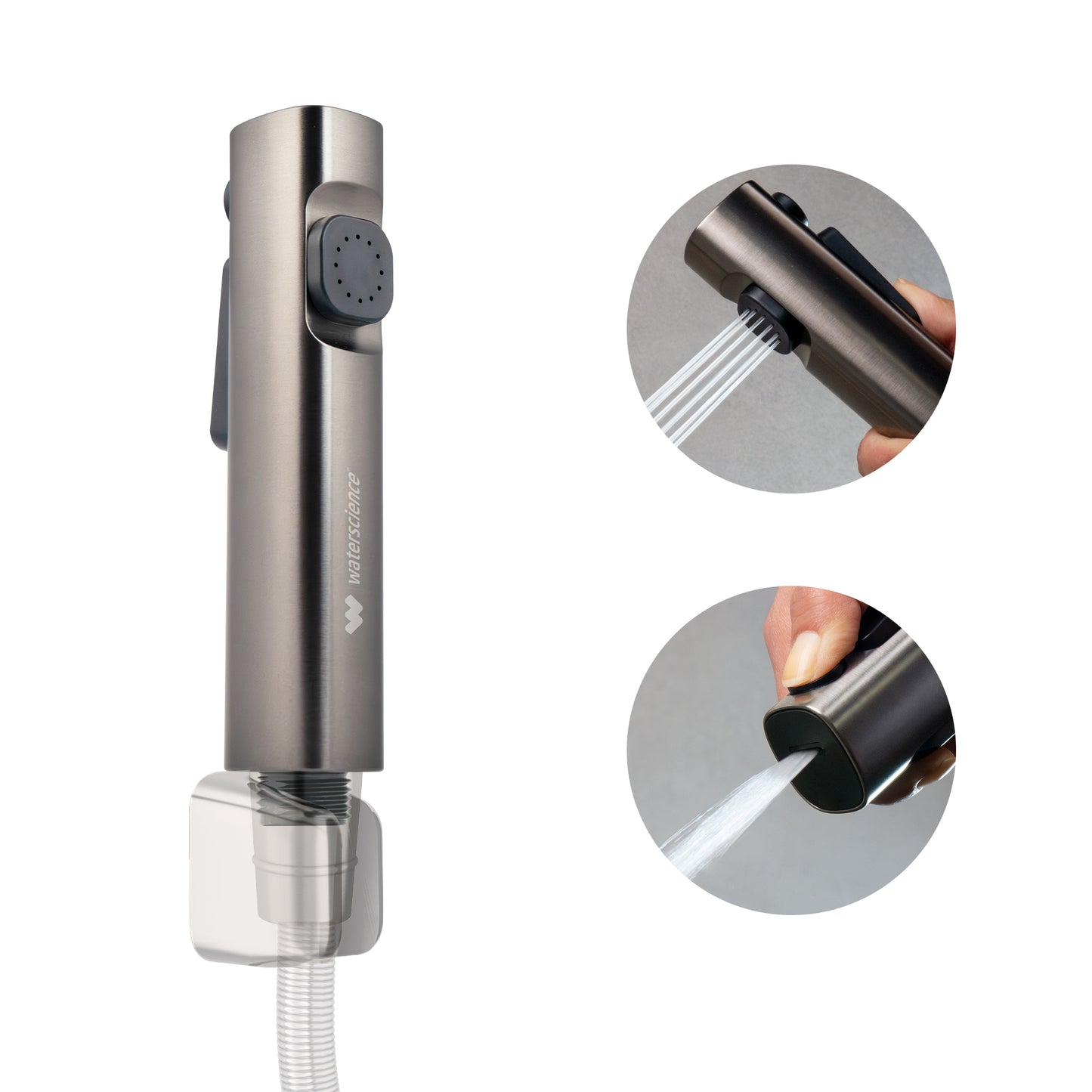 Without Hose - Gun Metal