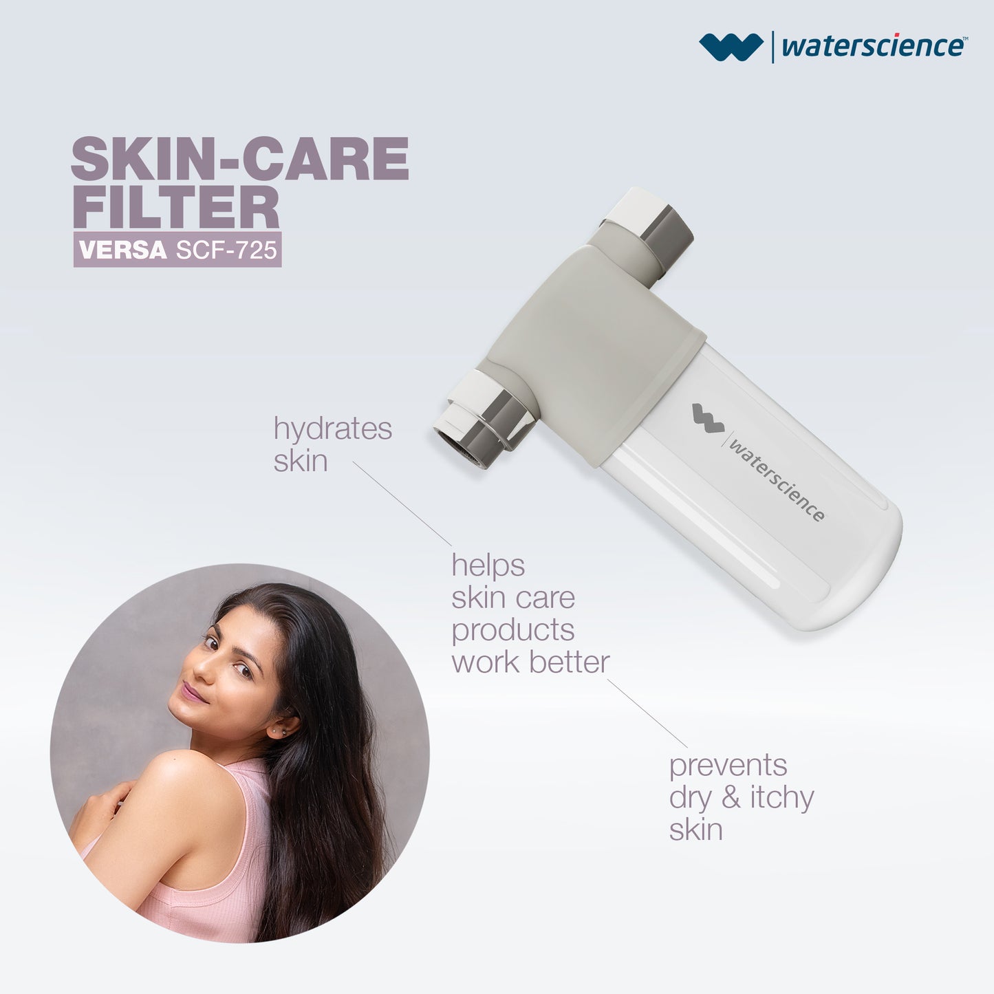 Skin Care Filter for Hard Water with Vitamin C - Versa-SCF-725