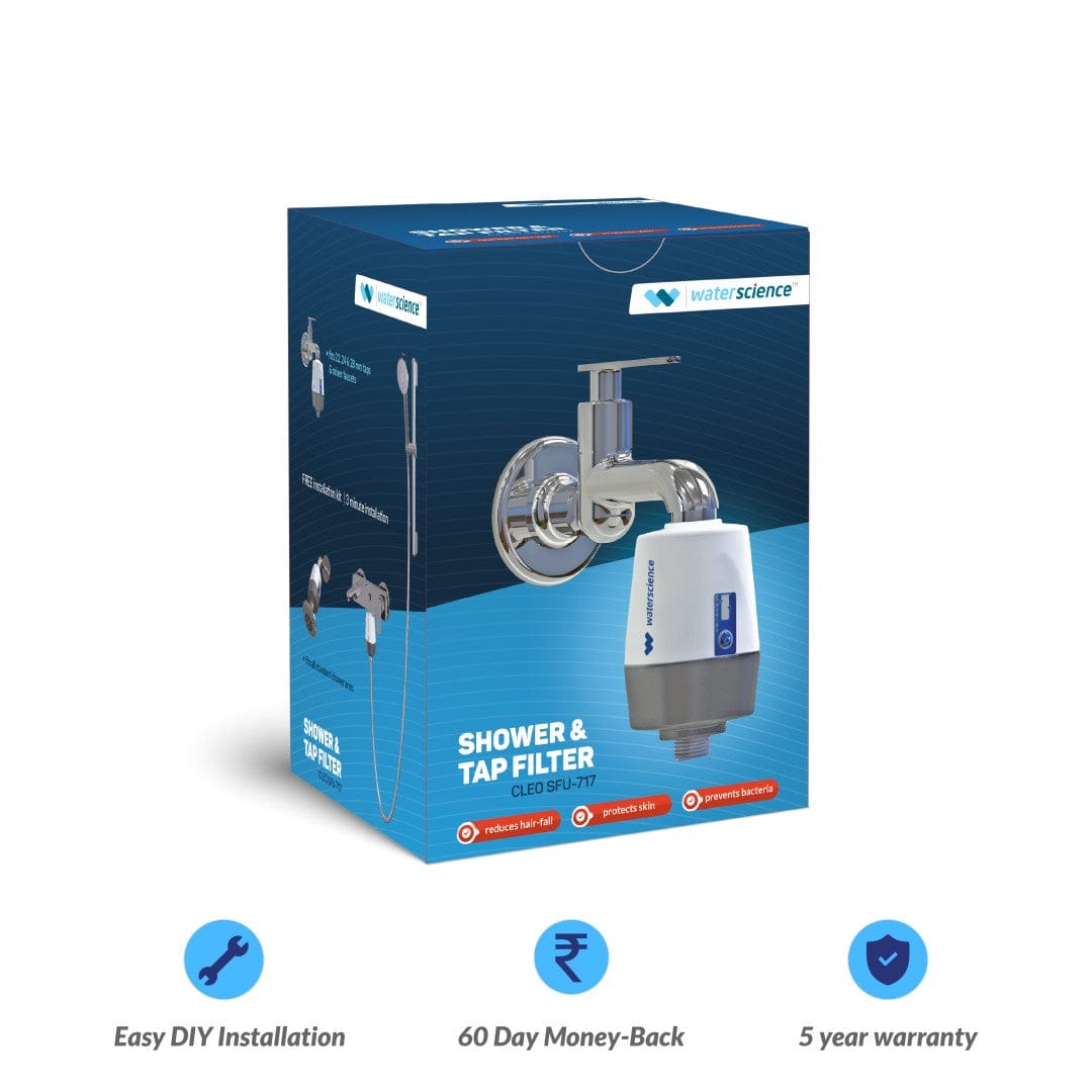 CLEO Shower & Tap Filter for Hard Water - CLEO-SFU-717 - F&F